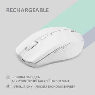Мишка 2E MF270 Silent Rechargeable Wireless White (2E-MF270WWH) Вінниця