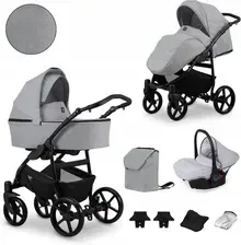 Детская коляска Kunert Mata Szary Głęboko Spacerowy + Fotelik Киев