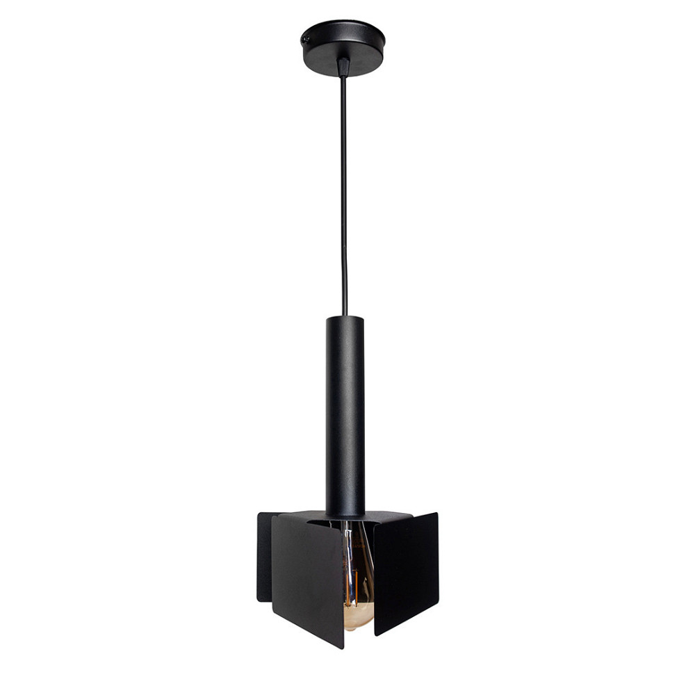 Светильник подвесной MSK Electric Turin в стиле лофт под лампу Е27 NL 2030 BK черный Одесса - изображение 3