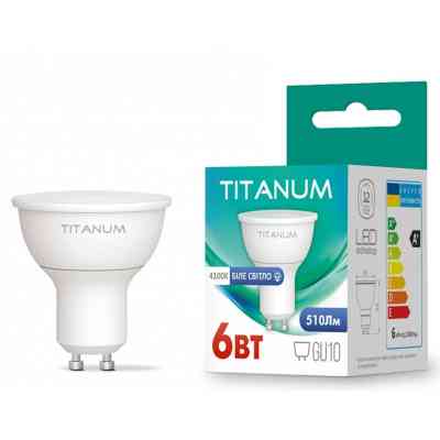 Лампочка TITANUM LED MR16 6W GU10 4100K (TLMR1606104) Вінниця