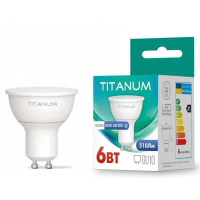 Лампочка TITANUM LED MR16 6W GU10 4100K (TLMR1606104) Винница - изображение 3