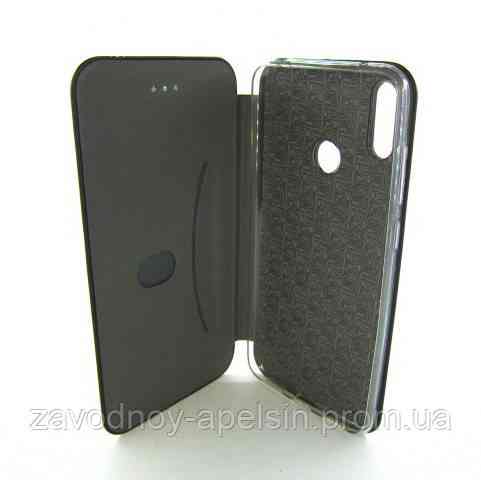 Чохол книжка Huawei Y7 2019 (DUB-LX1) Momax Case (чорний) Одеса