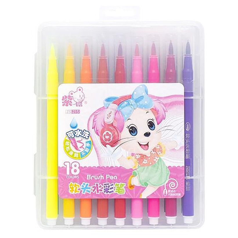 Дитячий набір фломастерів 215-18(Pink) 18 кольорів Вінниця - фото 1