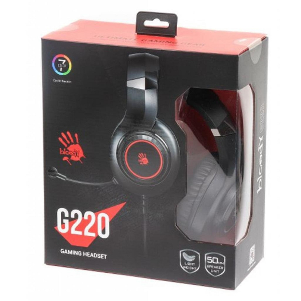Гарнітура A4Tech Bloody G220 Black Чорний Харків - фото 10