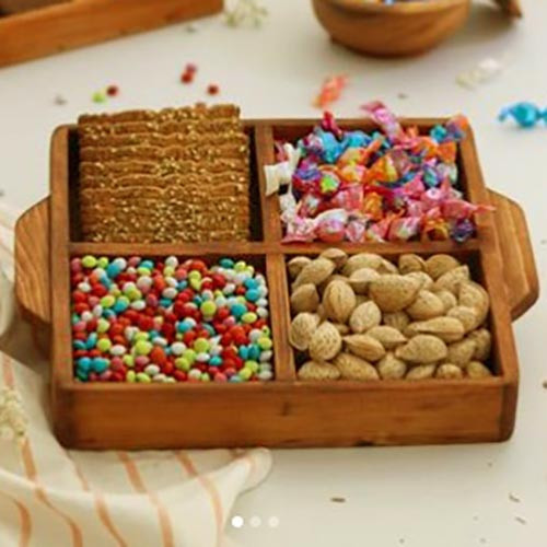 Менажниця дерев'яна "Ранчеро" охра Миколаїв - фото 1