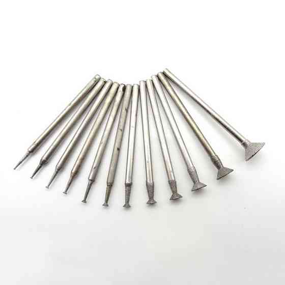 Набір алмазних борфрез для гравера Dremel, 12 шт Київ