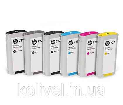 HP 727 DesignJet Yellow, 300 ml (F9J78A) Киев
