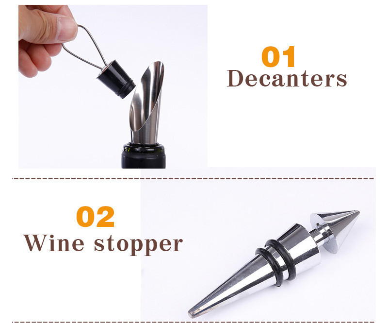 Набор сомєльє з 9 !!! предметів, набір для вина подарунковий у дерев'яному кейсі Кременчук - фото 4