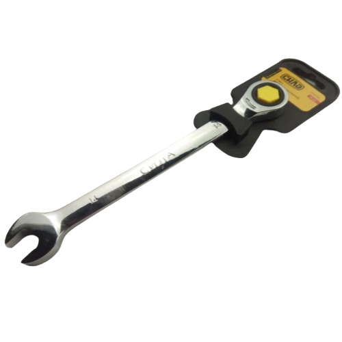 Ключ ріжково-накидний з тріскачкою 14мм CrV СИЛА Житомир - фото 2