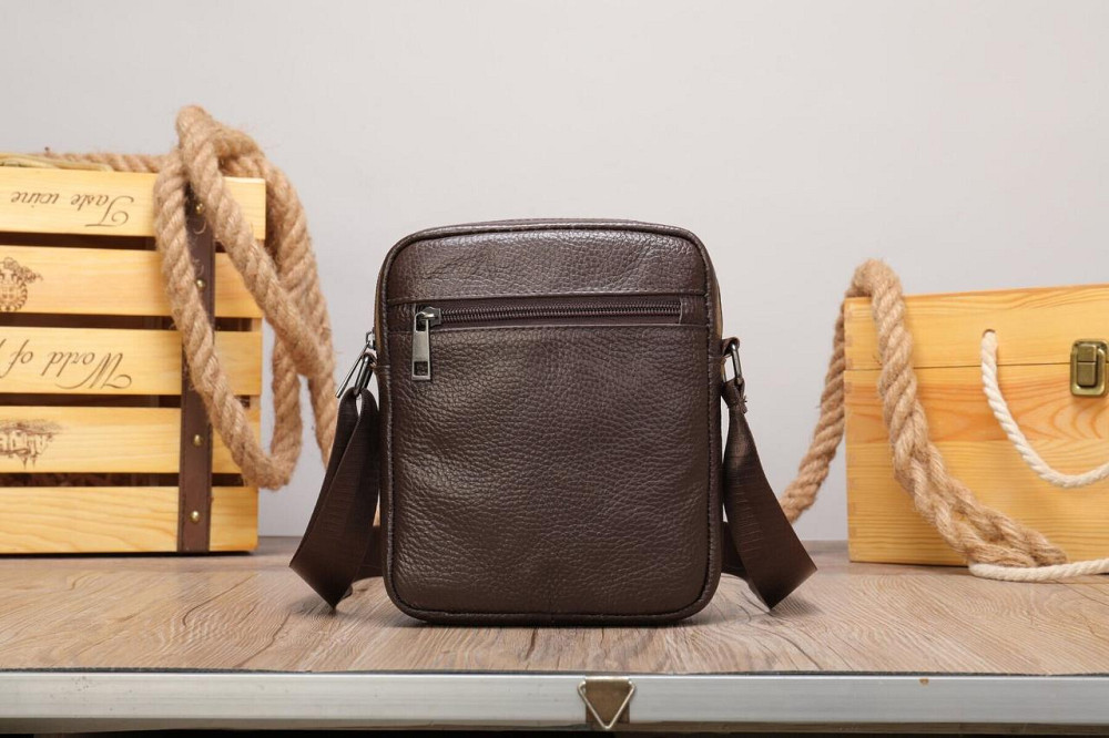 Сумка вертикальна компактна 14993 Vintage Коричневий Київ - фото 2