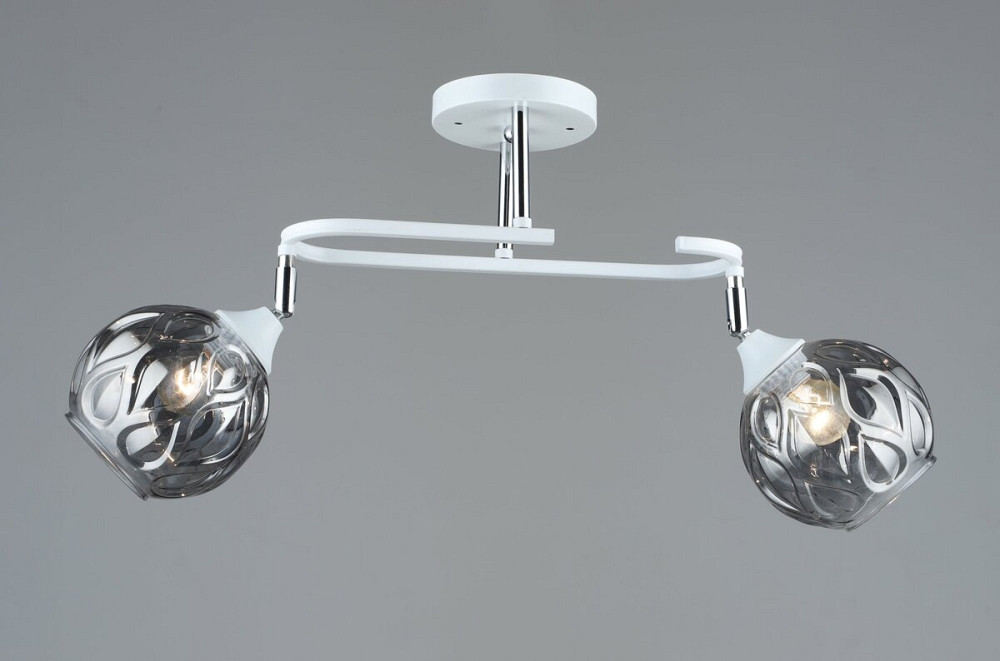 SIRIUS Люстра стельова Sirius B A4071/2 WT+CH з поворотнім механізмом Киев - изображение 1