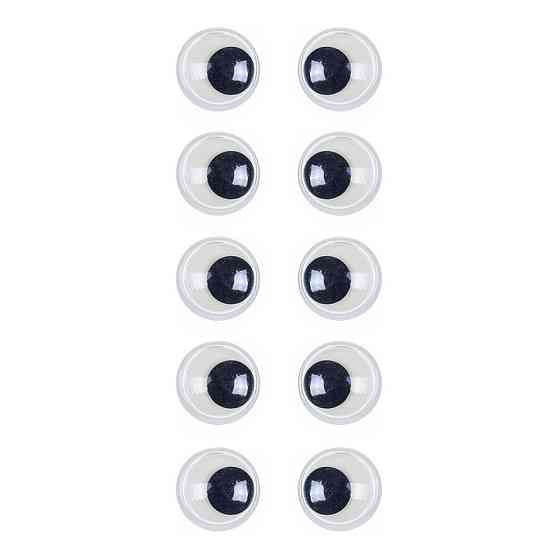 Пластиковые глаза для игрушек PE-016, 16 мм, 10 штук в упаковке Винница