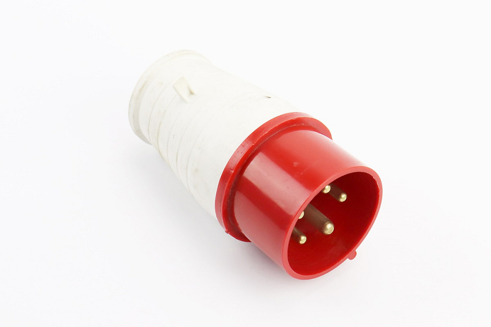 Вилка трифазна 16A, 400V 4-6кВт Київ - фото 1