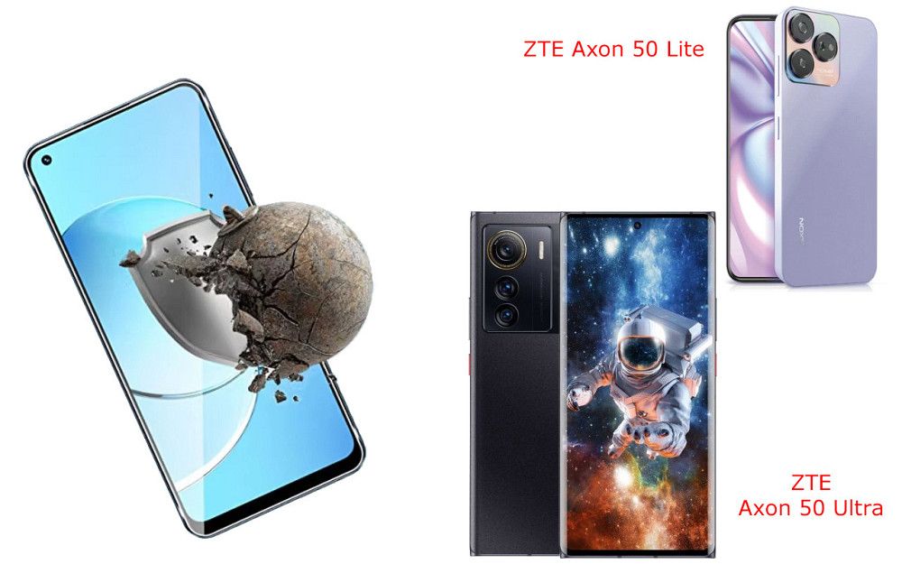Захисне скло DefenzoGlass для ZTE Axon 50 Lite, ZTE Axon 50 Ultra – подвійна міцність Київ - фото 2