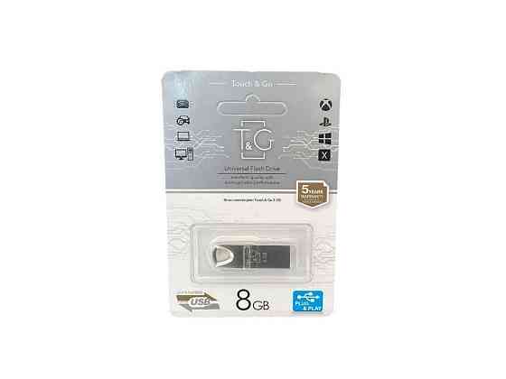 Флеш USB 8GB 2.0 Metal 117 Steel ТМ TG Київ