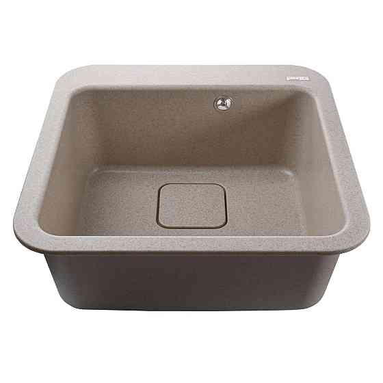 Гранітна мийка Globus Lux BARBORA піщаний 510х510 мм-А0004 Київ