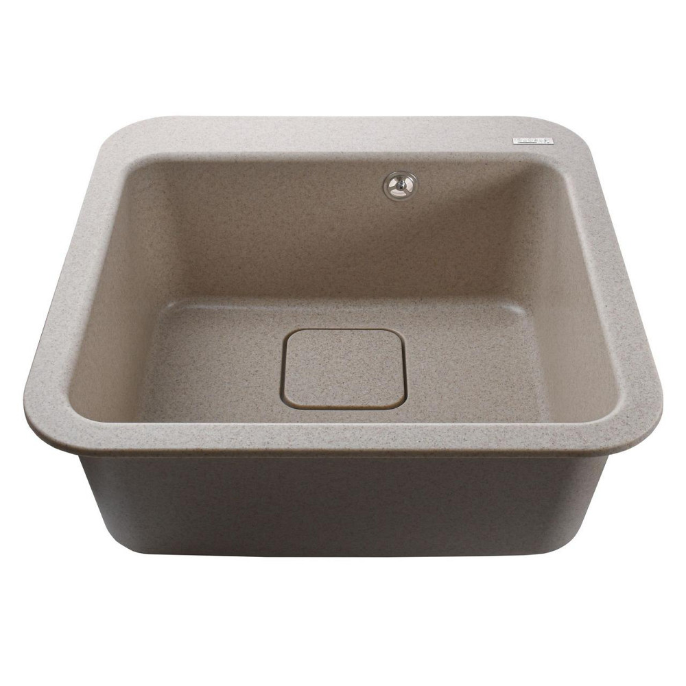 Гранітна мийка Globus Lux BARBORA піщаний 510х510 мм-А0004 Київ - фото 5