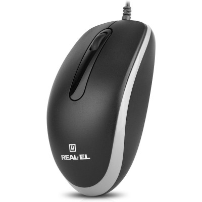 Мишка REAL-EL RM-217 USB Black/Gray (EL123200038) Вінниця - фото 10