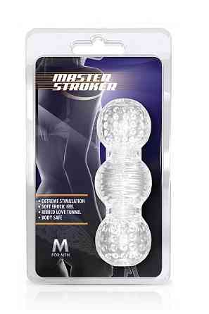 Мастурбатор нереалистичный Blush M for Men Master Stroker прозрачный Sex Aura Киев