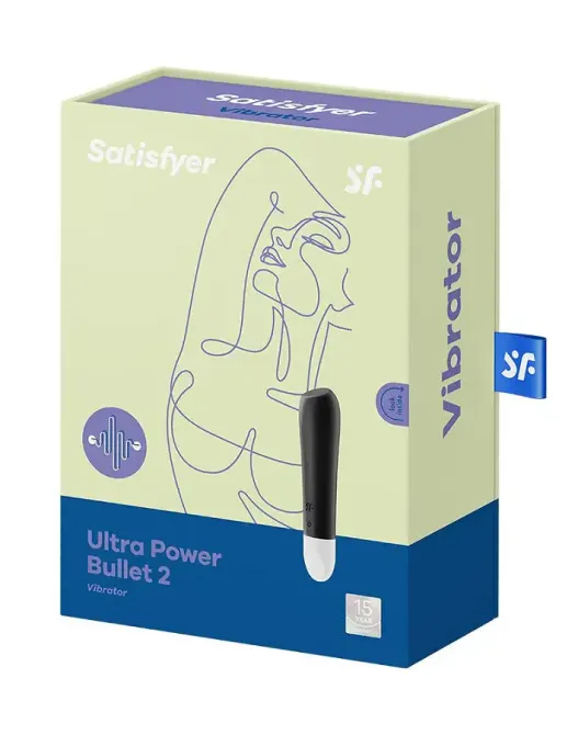 Віброкуля на акумуляторі Satisfyer Ultra Power Bullet 2 Black Львов - изображение 6