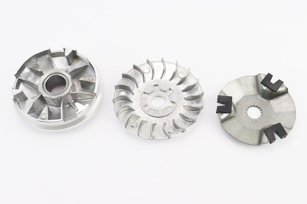 Варіатор передній к-кт Yamaha JOG 90 (під вал 16мм) + втулка, крильчатка, хрест Київ - фото 2