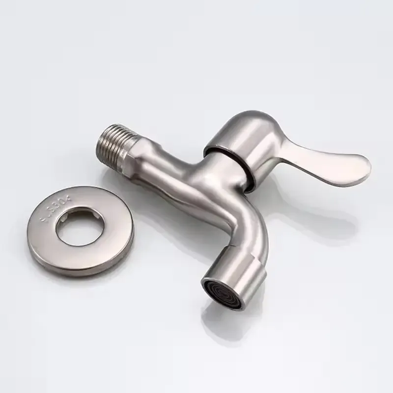 Кран для холодної води Zerix BIB-001 1/2" з нержавіючої сталі SUS304 настінний (ZX5687) Чернівці - фото 3