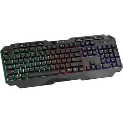 Клавиатура Xtrike ME KB-306 LED USB UA Black (KB-306UA) Винница