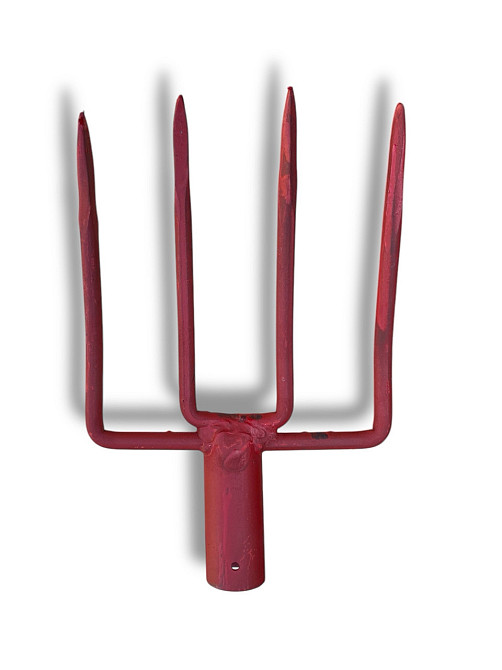 Вила копальні круглий зуб, червоні Харків - фото 1