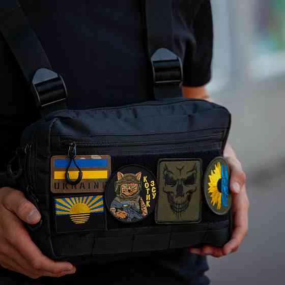 Плечова чоловіча містка сумка, Сумка тактична для чоловіків кобура тактична HX-42 Львів