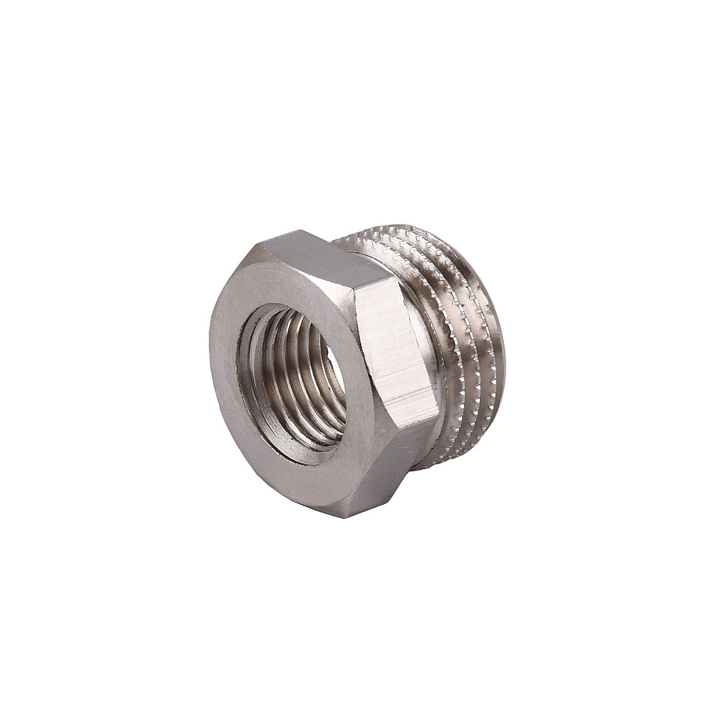 Футорка 1/2″х1/4″ЗВ нікельована (манометр) NF313S OPTIMUM Тернопіль - фото 1