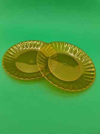 Тарілка 205 мм склоподібна, помаранчева 10 шт Харків