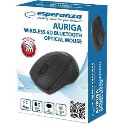Мишка Esperanza Auriga 6D Bluetooth Black (EM128K) Вінниця