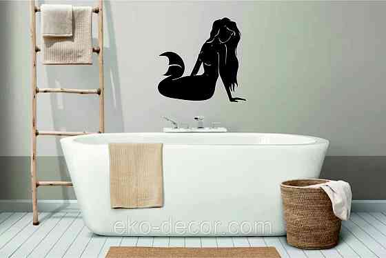 Декоративне настінне 3D Панно «Русалонька» Декор на стіну з об'ємом Київ