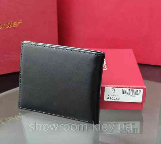 Мужское брендовое портмоне Cartier (1026) Киев