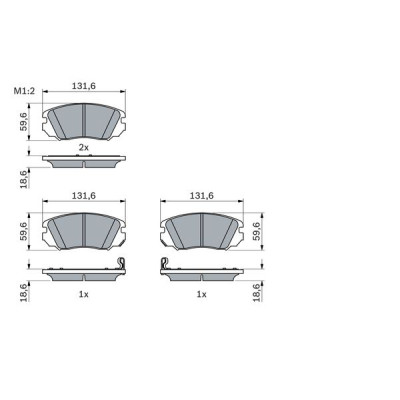 Тормозные колодки Bosch 0 986 494 279 Винница - изображение 6