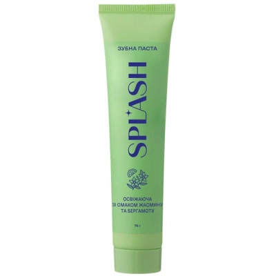 Зубная паста Splash Освежающая Со вкусом жасмина и бергамота 75 г (4820266832315) Винница - изображение 3