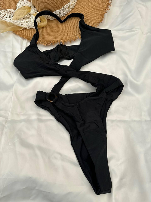 Купальник жіночий цільний Чорний M Харків - фото 3