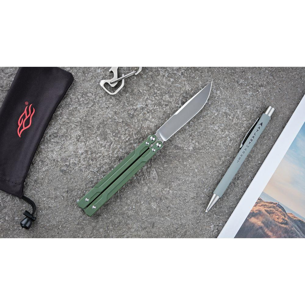 Нож-бабочка (балисонг) Ganzo G766-GR Ровно - изображение 8