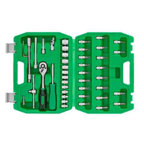 Набір інструментів INTERTOOL ET-6046SP 46 од., 1/4" - ключі, головки, тріскачка в одному наборі Львів