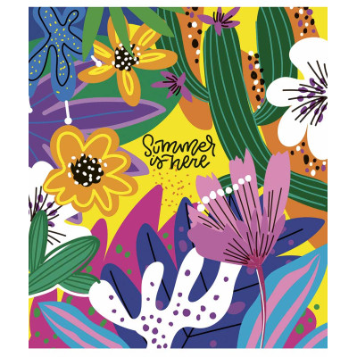 Зошит Школярик Summer is Here 80 аркушів лінія (080-3225L) Вінниця - фото 1