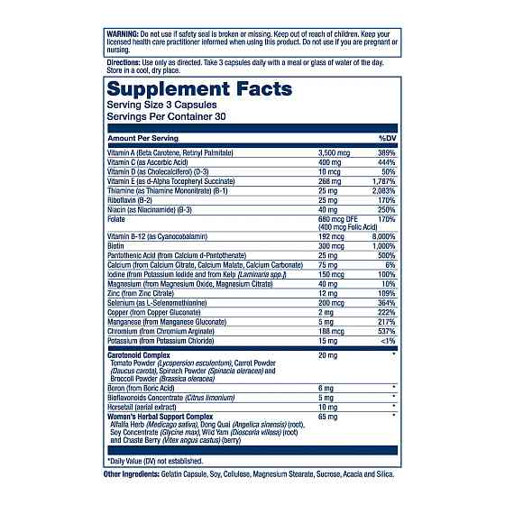 Women's Golden Multi-Vitamin - 90 vcaps Луцк