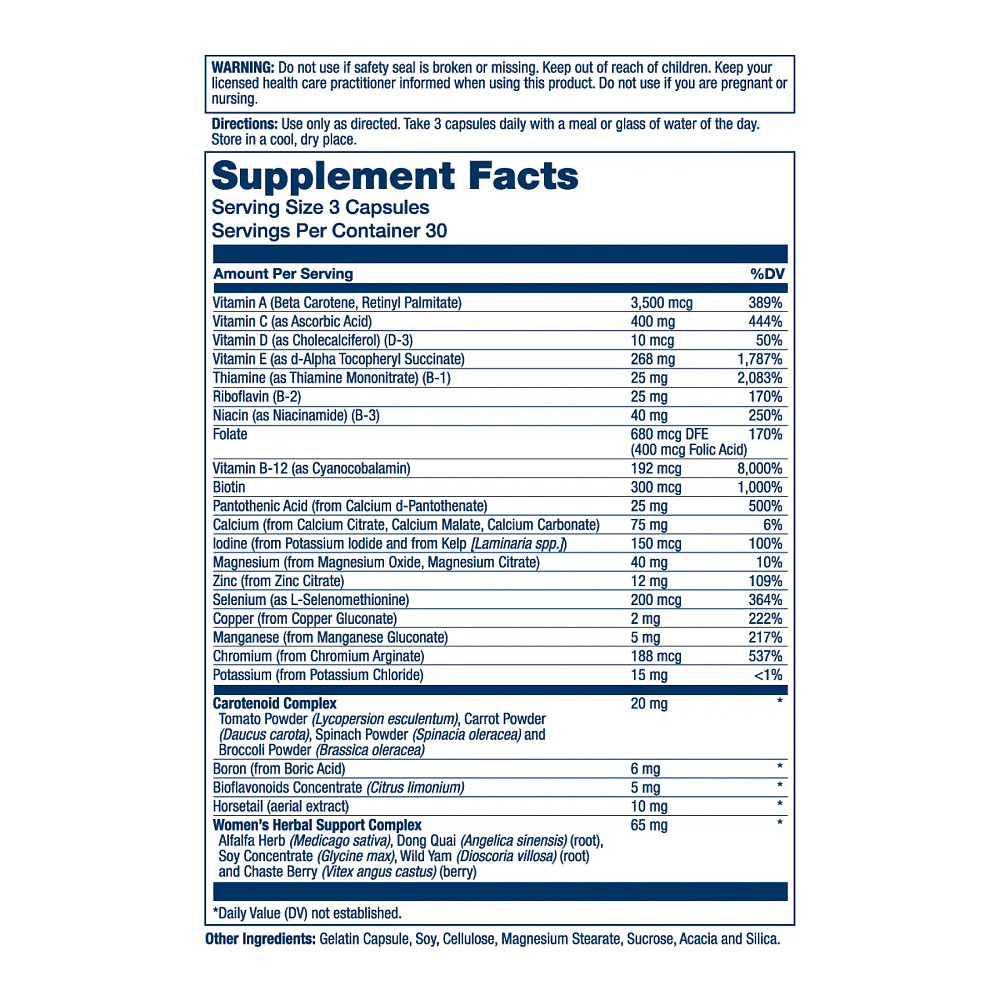 Women's Golden Multi-Vitamin - 90 vcaps Луцьк - фото 2