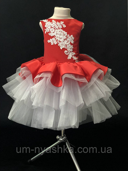 Пишне дитяче плаття Бетті Червоне на 4-5, 6-7 років Кривий Ріг - фото 1