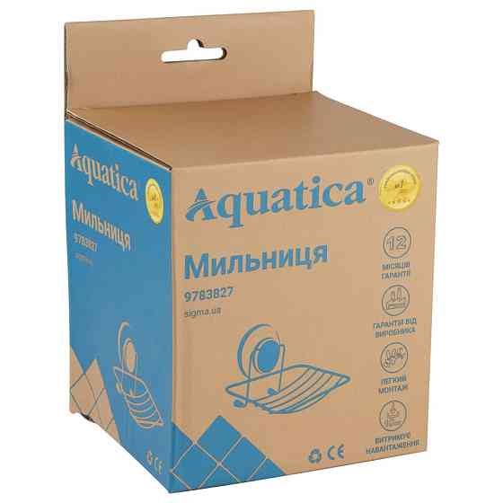 AQUATICA Мыльница на вакуумной присоске s38 135×120×102мм AQUATICA (9783827) Киев
