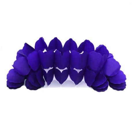 Гірлянда розтяжка паперова 3 м 16 на 11 см синій Київ - фото 1