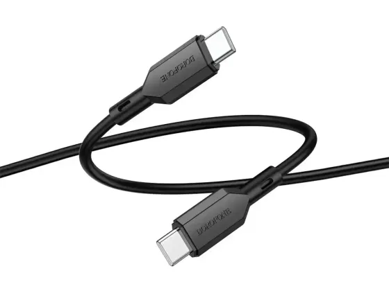 Кабель Type-C - Type-C 60Вт Borofone BX70 1М для заряджання портативної техніки 20V/3A Київ