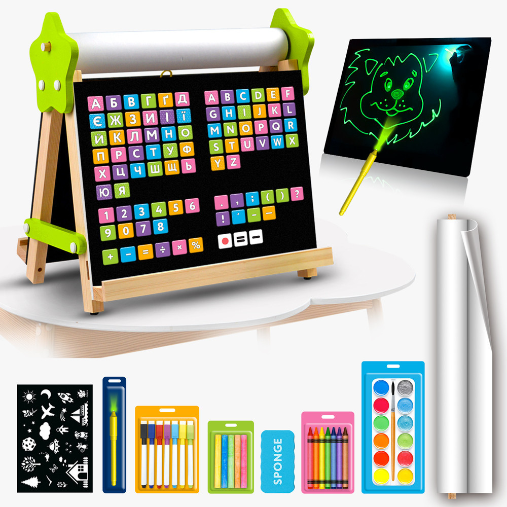 Мольберт настольный для творчества и учебы «5в1» ТМ Люмик Киев - изображение 1