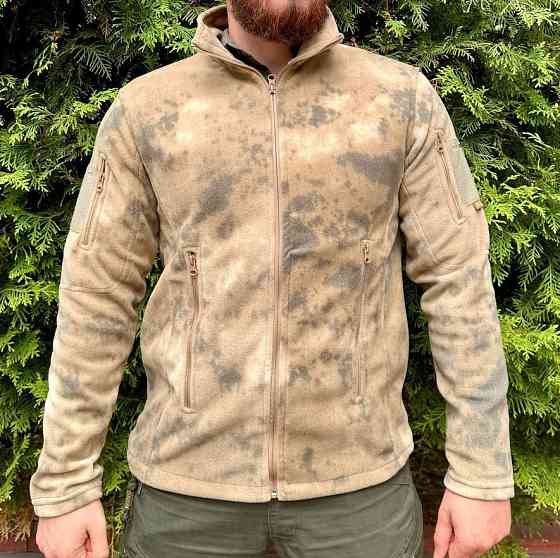 Армійська флісова кофта Bikatek на блискавці (Дезерт) 2XL Вінниця