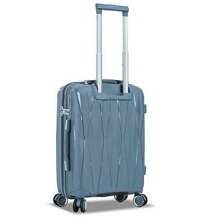 Чемодан полипропиленовый MADISSON 51103 малый 55 см серо-синий Киев