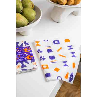 Салфетки для уборки Добра Господарочка Коллекция Выбойка Универсальные Белые с принтом 2 шт. (4820086524032) Винница